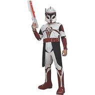 할로윈 용품Rubies Star Wars Clone Wars Childs Clone Trooper Commander Fox Costume and Mask, Medium