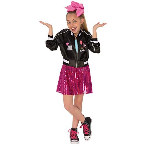  할로윈 용품Rubies JoJo Siwa Bomber Jacket with Skirt and Bow, Medium