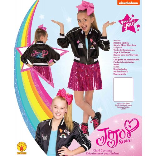  할로윈 용품Rubies JoJo Siwa Bomber Jacket with Skirt and Bow, Medium