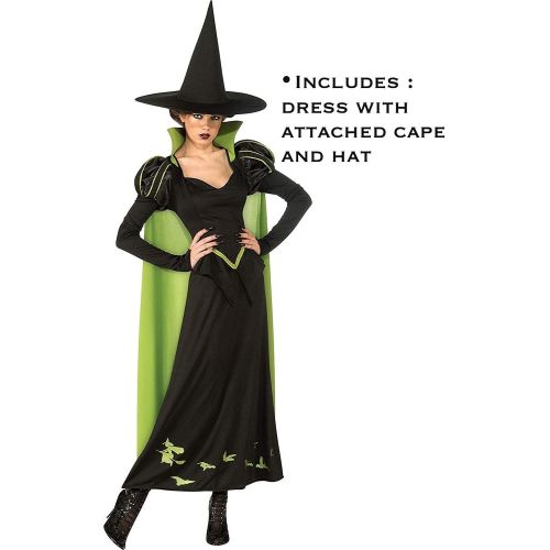  할로윈 용품Rubies Costume Wizard Of Oz 75th Anniversary Edition Adult Wicked Witch Dress