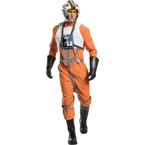  할로윈 용품Rubies Mens Classic Star Wars Grand Heritage X-wing Fighter Adult Sized Costumes, As Shown, Standard US