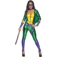 Rubie's Secret Wishes Teenage Mutant Ninja Turtles Donatello Adult Costume Jumpsuit, As Shown