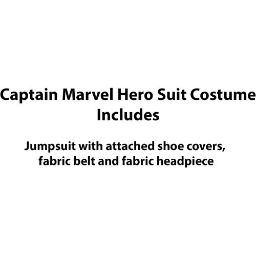  할로윈 용품Rubies Captain Marvel Hero Costume Suit, Medium Blue/Red