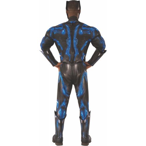  할로윈 용품Rubies Mens Deluxe Black Panther Muscle Chest Battle Suit Costume