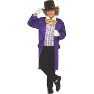 Rubies Kids Willy Wonka & The Chocolate Factory Willy Wonka Value Costume, Large, Purple