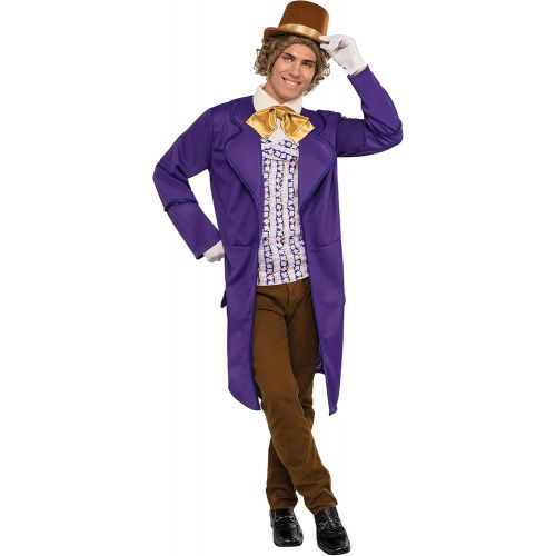  할로윈 용품Rubies Mens Willy Wonka and the Chocolate Factory Deluxe Willy Wonka Costume