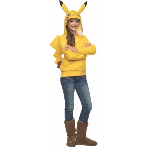  할로윈 용품Rubies Pokemon - Pikachu Hoodie with Tail - Tween Costume