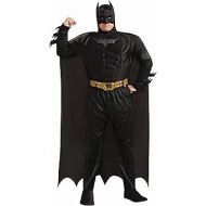 할로윈 용품Rubies Mens Plus Size Dark Knight Rises, Deluxe Adult Muscle Chest Batman Costume