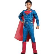 할로윈 용품Rubies Justice League Childs Deluxe Superman Costume, Small (640104_S)