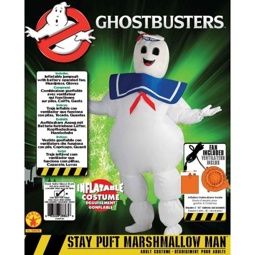  할로윈 용품Rubies Adult Stay Puft Marshmallow Man Adult Sized Costumes, Stay Puft Marshmallow Man-plus, Plus Size