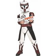 Rubies Star Wars Clone Wars Childs Clone Trooper Deluxe Commander Fox Costume and Mask, Small