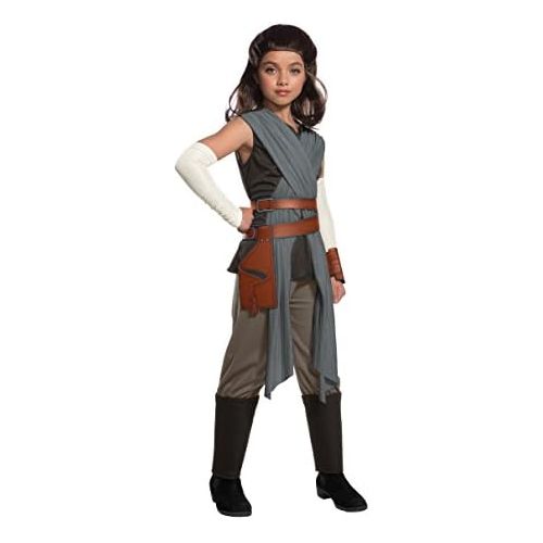  할로윈 용품Rubie's Star Wars Episode VIII - The Last Jedi Deluxe Girls Rey Costume