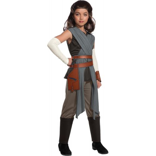  할로윈 용품Rubie's Star Wars Episode VIII - The Last Jedi Deluxe Girls Rey Costume