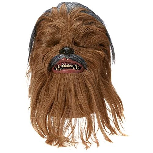  할로윈 용품Rubie's Star Wars Supreme Edition Chewbacca Mask, Brown, One Size