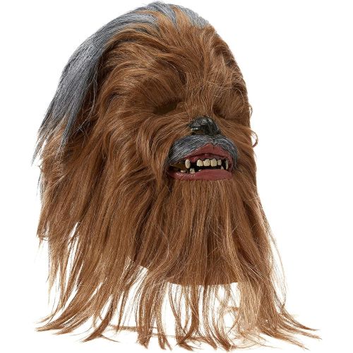  할로윈 용품Rubie's Star Wars Supreme Edition Chewbacca Mask, Brown, One Size