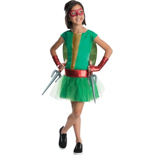  할로윈 용품Rubies Teenage Mutant Ninja Turtles Deluxe Childs Raphael Costume Tutu Dress