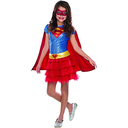  할로윈 용품Rubies Costume DC Superheroes Supergirl Sequin Child Costume, Small