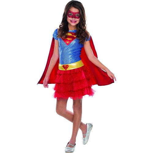  할로윈 용품Rubies Costume DC Superheroes Supergirl Sequin Child Costume, Small