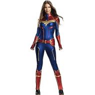 Rubies Womens Captain Marvel Adult Grand Heritage Costume