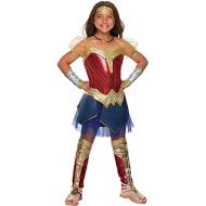 할로윈 용품Rubies Costume Girls Justice League Premium Wonder Costume, Medium, Multicolor, Model:640004