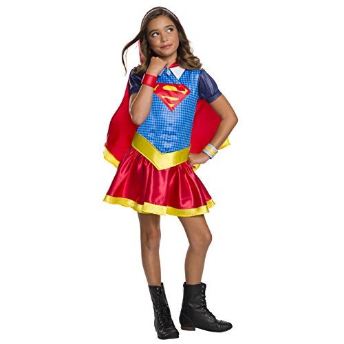  할로윈 용품Rubies DC Super Hero Girls Hoodie Dress Childrens Costume, Supergirl, Medium