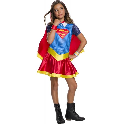  할로윈 용품Rubies DC Super Hero Girls Hoodie Dress Childrens Costume, Supergirl, Medium