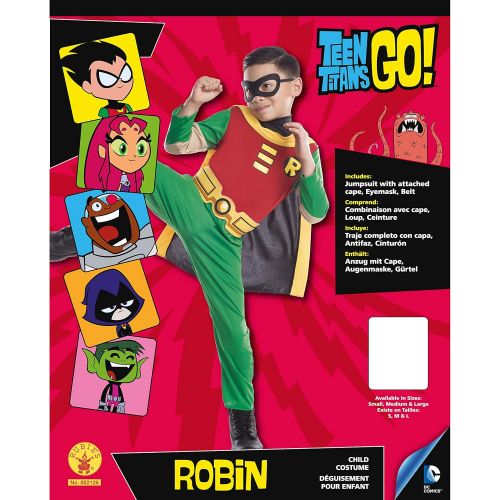  할로윈 용품Rubie's Teen Titans Childs Robin Costume, Medium