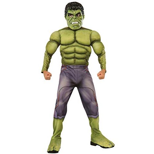  할로윈 용품Rubies Costume Avengers 2 Age of Ultron Childs Deluxe Hulk Costume, Large