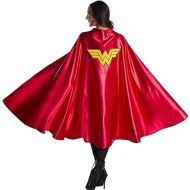 Rubies Womens DC Comics Deluxe Wonder Woman Cape, As Shown, One Size