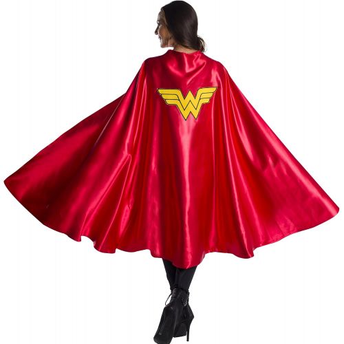  할로윈 용품Rubies Womens DC Comics Deluxe Wonder Woman Cape, As Shown, One Size