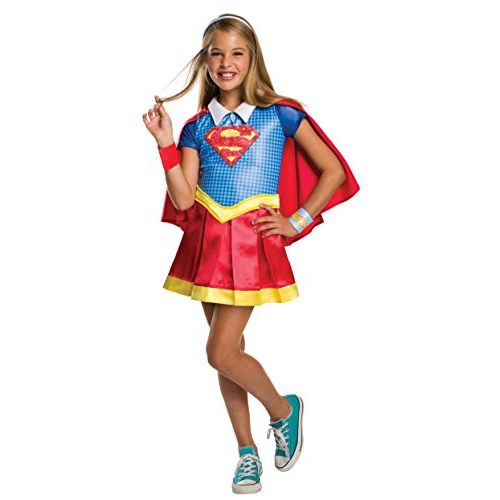  할로윈 용품Rubies Costume Kids DC Superhero Girls Deluxe Supergirl Costume