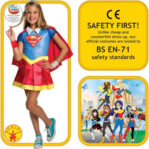  할로윈 용품Rubies Costume Kids DC Superhero Girls Deluxe Supergirl Costume