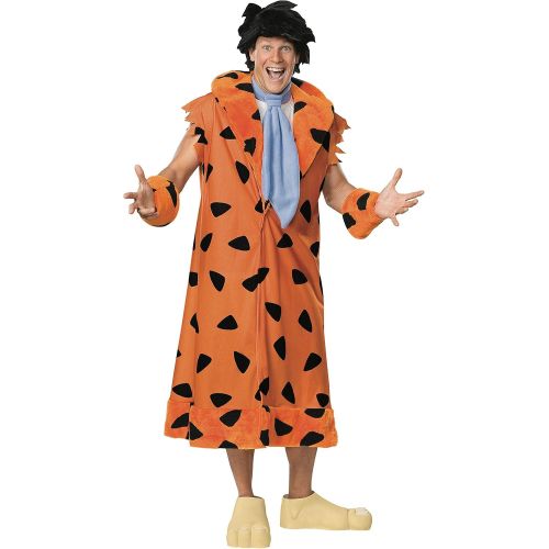  할로윈 용품Rubie's The Flintstones, Fred Flintstone, Adult Plus Size Costume With Wig And Shoe Covers