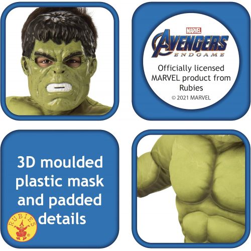  할로윈 용품Rubie's Avengers: Endgame Hulk Kids 2018 Deluxe Costume