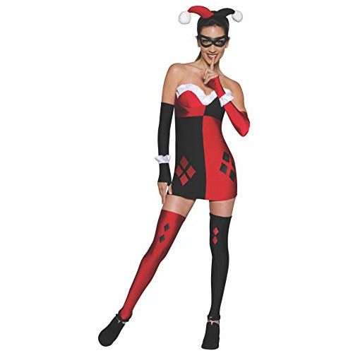  할로윈 용품Rubie's Secret Wishes Womens Dc Comics Super Villains Harley Quinn