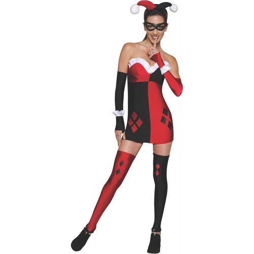  할로윈 용품Rubie's Secret Wishes Womens Dc Comics Super Villains Harley Quinn