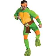 Rubies Nickelodeon Mens Teenage Mutant Ninja Turtles Deluxe Adult Muscle Chest Michelangelo