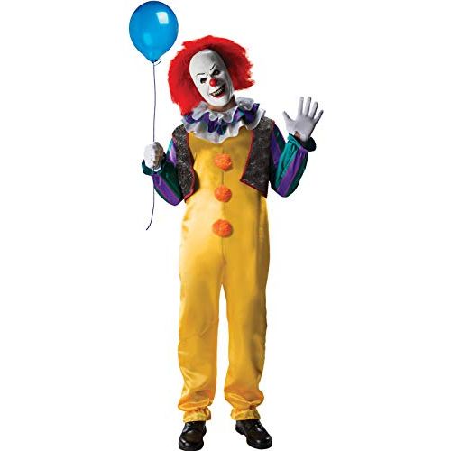  할로윈 용품Rubies Adult It the Movie Pennywise Deluxe Adult Sized Costumes, As Shown, Standard US