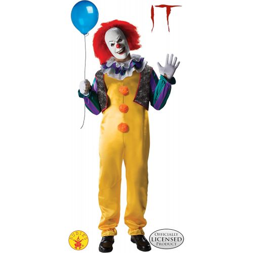  할로윈 용품Rubies Adult It the Movie Pennywise Deluxe Adult Sized Costumes, As Shown, Standard US