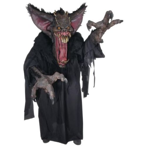  할로윈 용품Rubies mens Creature Reacher Deluxe Oversized Mask and Costume,Bat,Standard