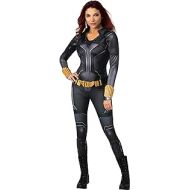 할로윈 용품Rubies Womens Marvel Studios Black Widow Movie Deluxe Black Suit Costume