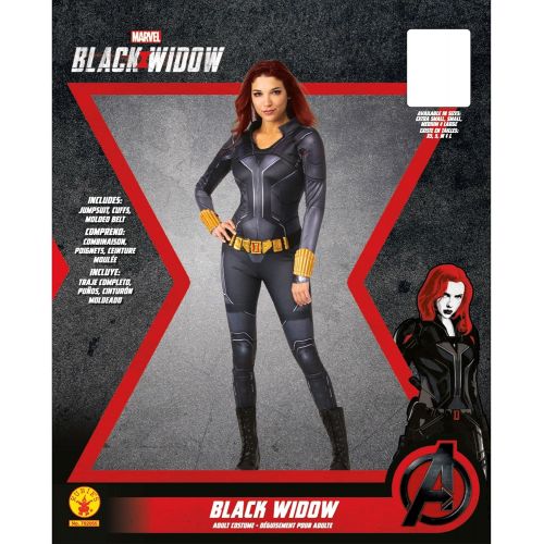  할로윈 용품Rubies Womens Marvel Studios Black Widow Movie Deluxe Black Suit Costume