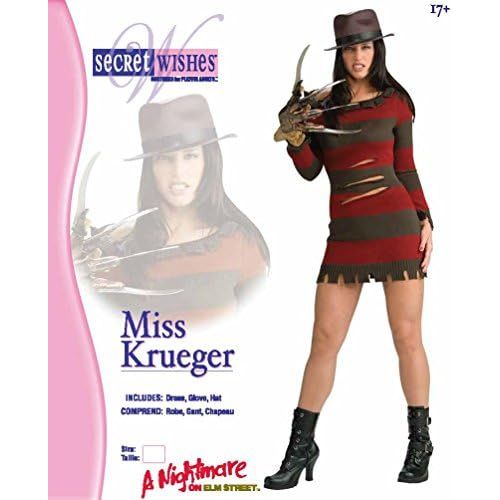  할로윈 용품Rubies Secret Wishes Womens Nightmare on Elm Street Miss Krueger Costume