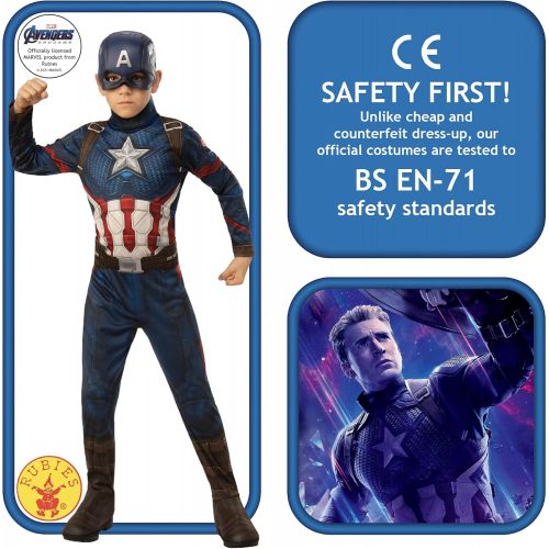  할로윈 용품Rubies Marvel: Avengers Endgame Childs Captain America Costume & Mask