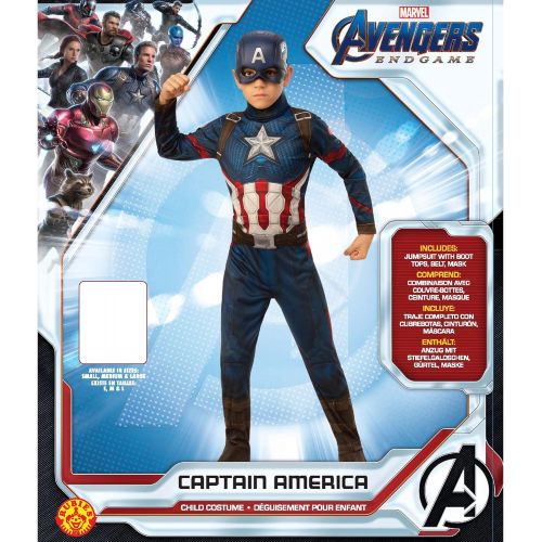  할로윈 용품Rubies Marvel: Avengers Endgame Childs Captain America Costume & Mask