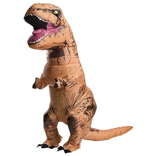  할로윈 용품Rubies Adult The Original Inflatable Dinosaur Costume, T-Rex with Sound, Standard