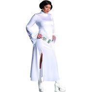 할로윈 용품Rubies Costume Co. Womens Star Wars Princess Leia, White, Plus