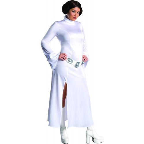  할로윈 용품Rubies Costume Co. Womens Star Wars Princess Leia, White, Plus