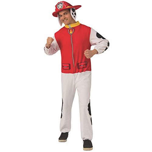  할로윈 용품Rubies Mens Paw Patrol Adult Marshall Costume Jumpsuit