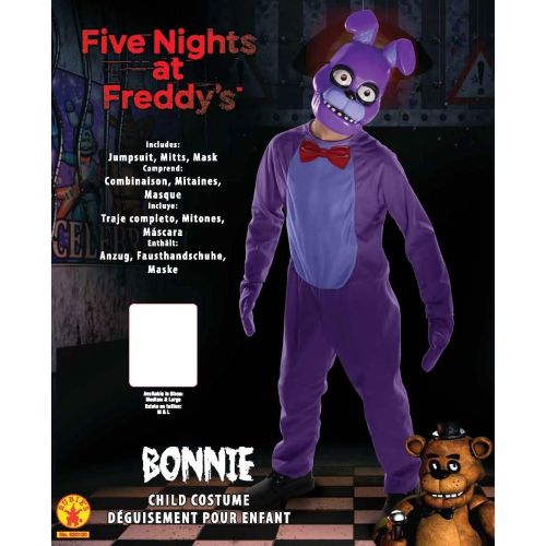  할로윈 용품Rubies Five Nights Childs Value-Priced at Freddys Bonnie Costume, Medium, Purple